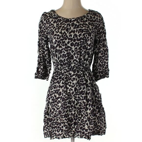 Cotton On small retro leopard print animal dress with pockets - Picture 1 of 8
